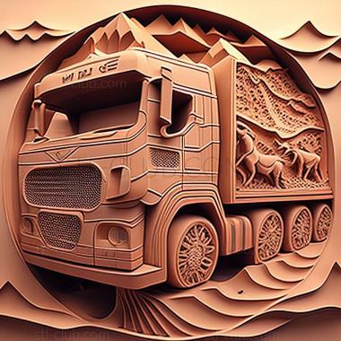 3D мадэль Volvo FMX (STL)